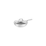 TEFAL Wok Tefal Eternal Mesh acier inoxydable