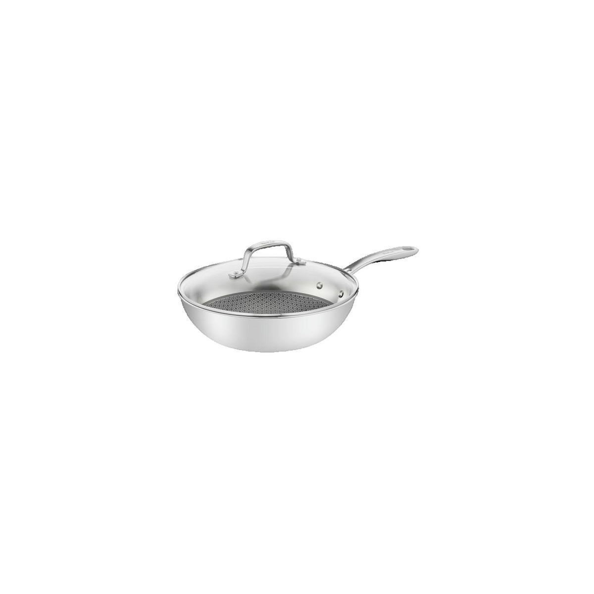 TEFAL Wok Tefal Eternal Mesh acier inoxydable