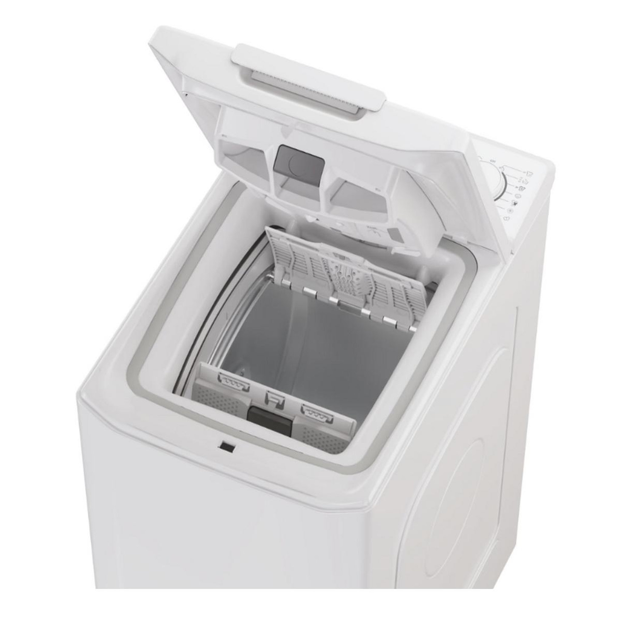 Voir la diapositive 5 : Candy Lave-linge top 7kg 1400 tours/min - tca473d3-s