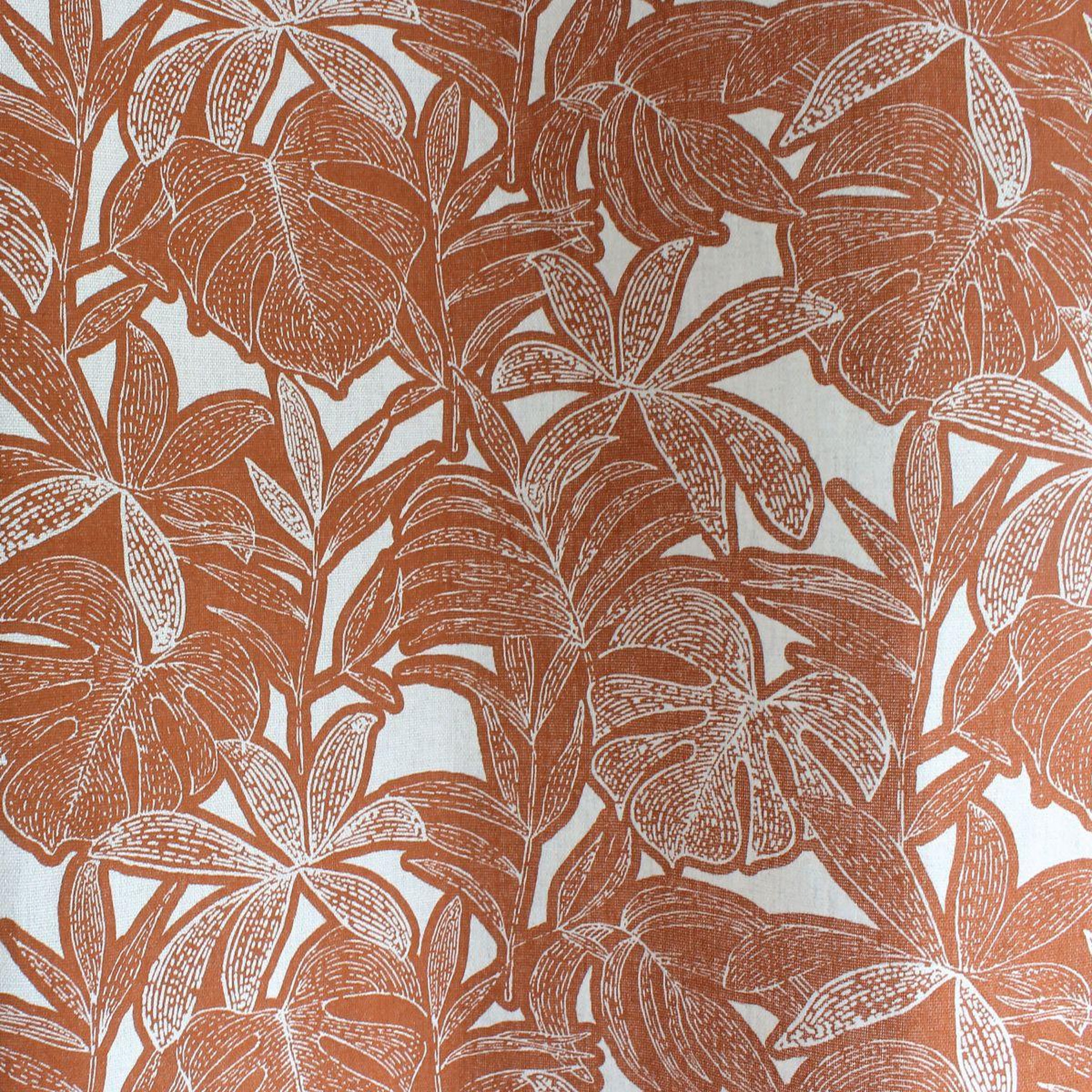 Voir la diapositive 3 : ENJOY HOME Rideau à œillets imprimé  casamance  140x240cm cuivre