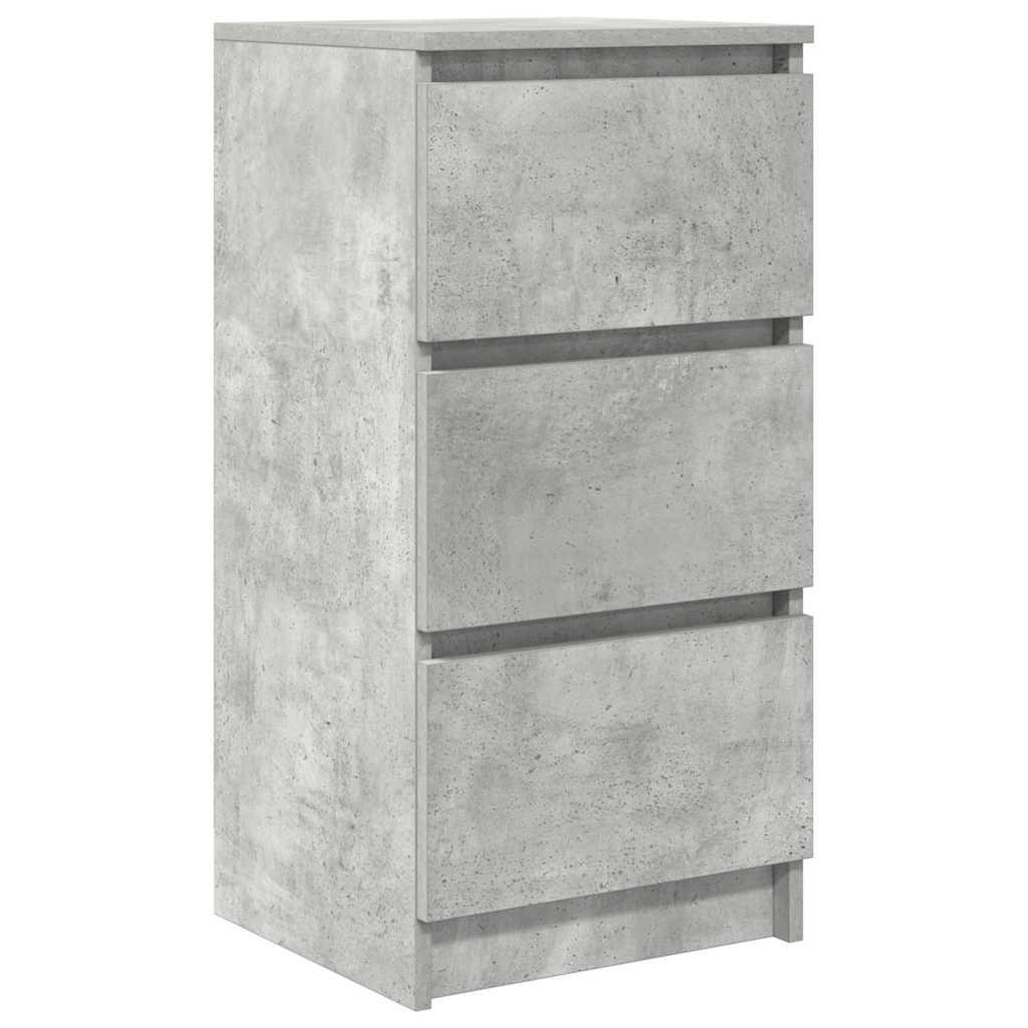 Voir la diapositive 2 : VIDAXL Buffet gris beton 37,5x35x76 cm bois d'ingenierie