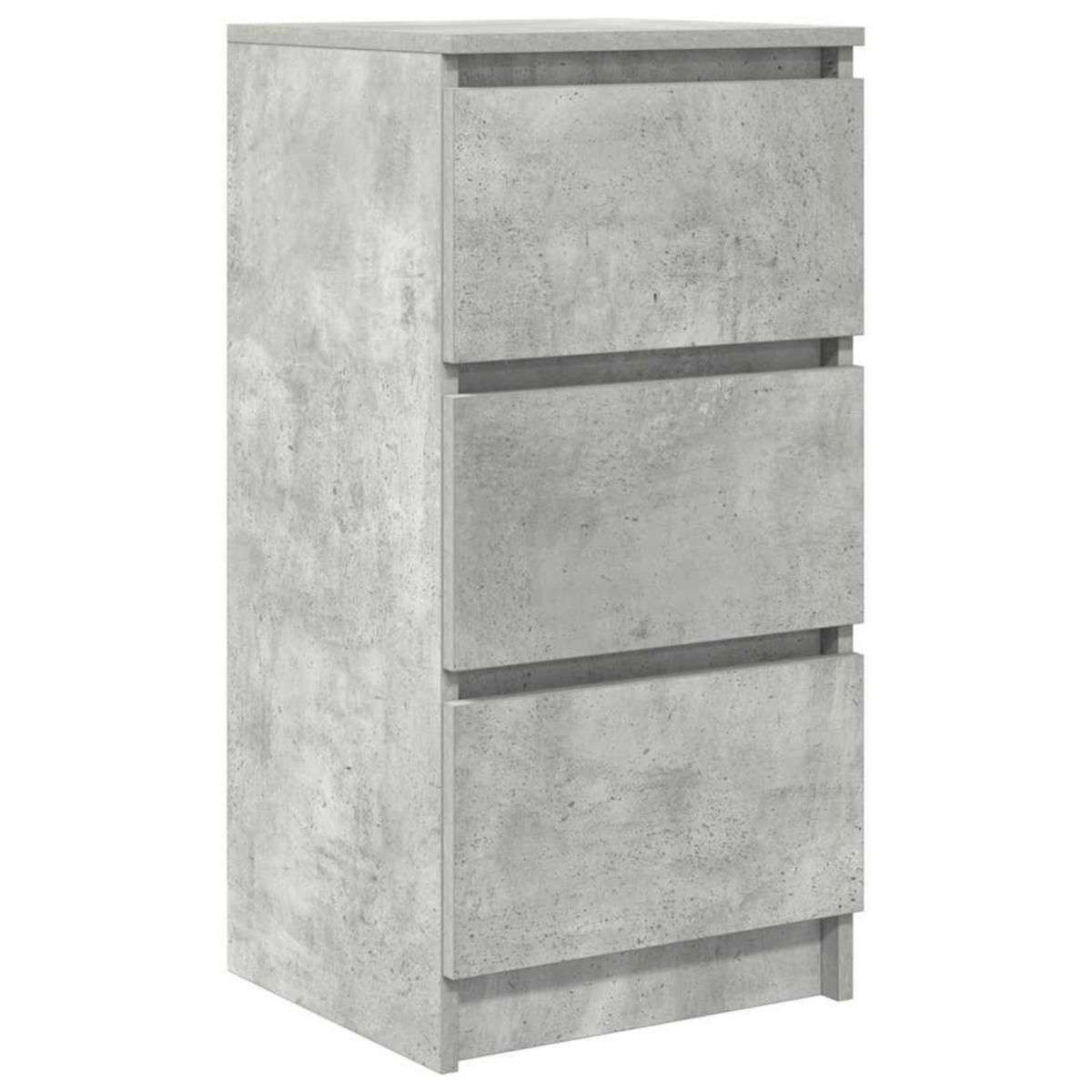 VIDAXL Buffet gris beton 37,5x35x76 cm bois d'ingenierie