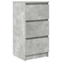 Voir la diapositive 2 : VIDAXL Buffet gris beton 37,5x35x76 cm bois d'ingenierie