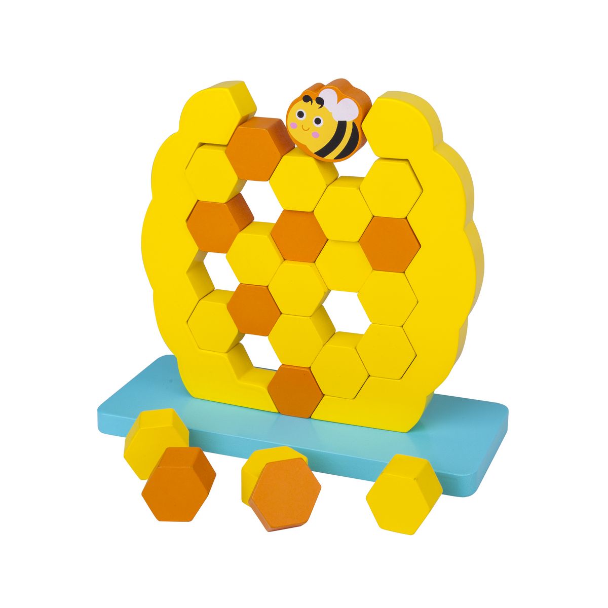 One Two Fun Bee wall - Jeu en bois sauve l'abeille