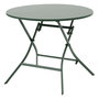 Voir la diapositive 1 : HESPERIDE Table de jardin pliante ronde 4 places GREENSBORO