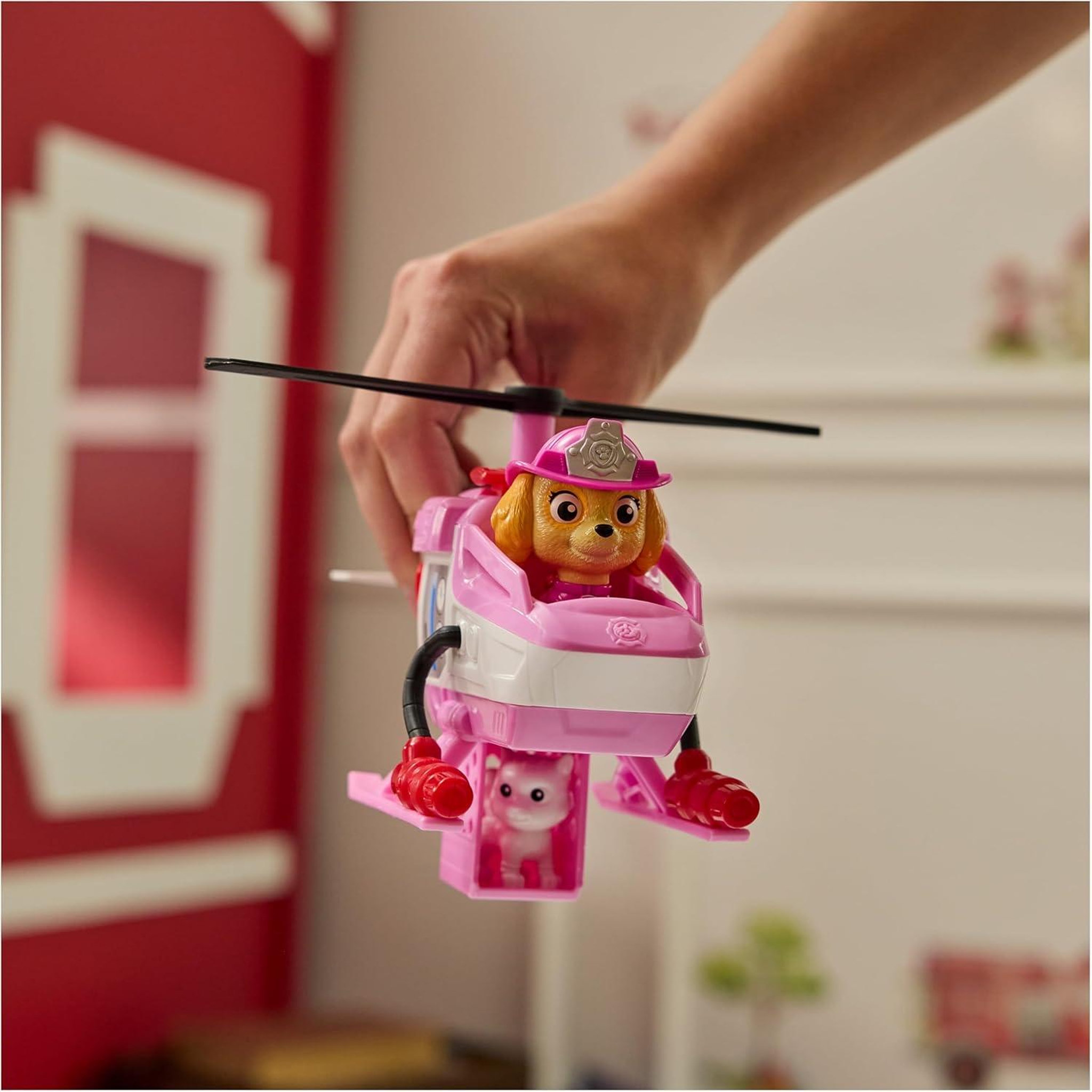 Voir la diapositive 4 : SPIN MASTER Paw Patrol Fire Rescue - Skye avec l'hélicoptère de sauvetage