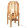 Voir la diapositive 2 : Paris Prix Lampe à Poser en Bambou  Noa  54cm Naturel