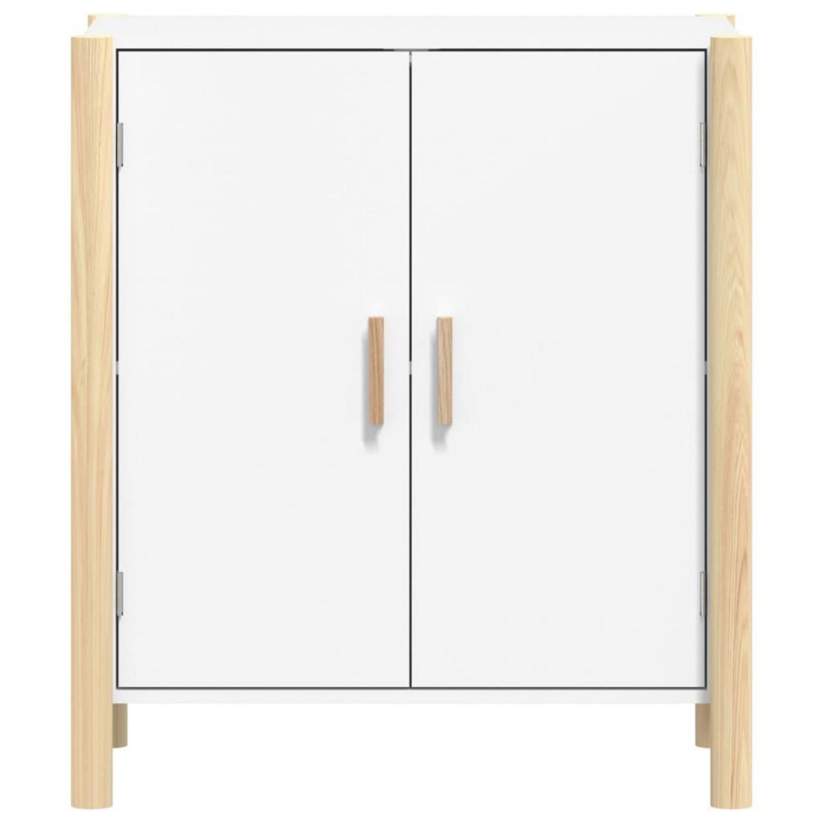 VIDAXL Buffet Blanc 62x38x70 cm Bois d'ingenierie