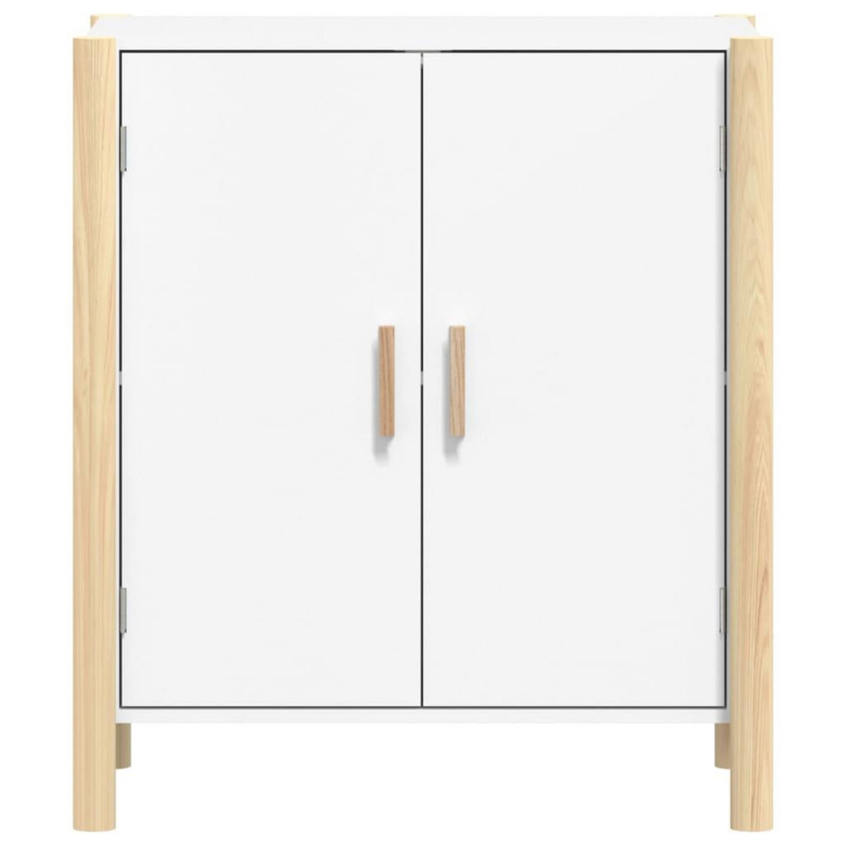 VIDAXL Buffet Blanc 62x38x70 cm Bois d'ingenierie