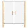 Voir la diapositive 5 : VIDAXL Buffet Blanc 62x38x70 cm Bois d'ingenierie