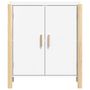 Voir la diapositive 5 : VIDAXL Buffet Blanc 62x38x70 cm Bois d'ingenierie
