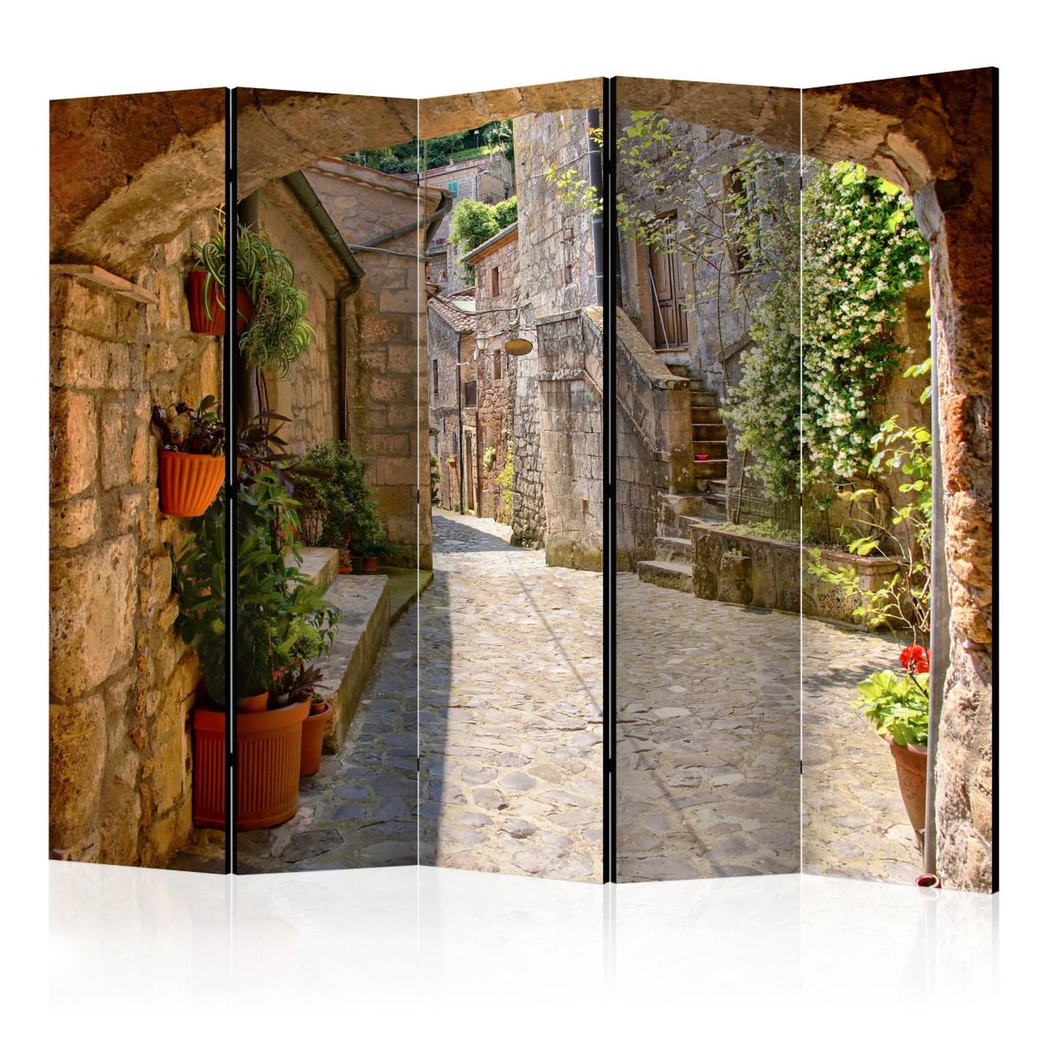 Paris Prix Paravent 5 volets  provincial alley in tuscany  172x225cm