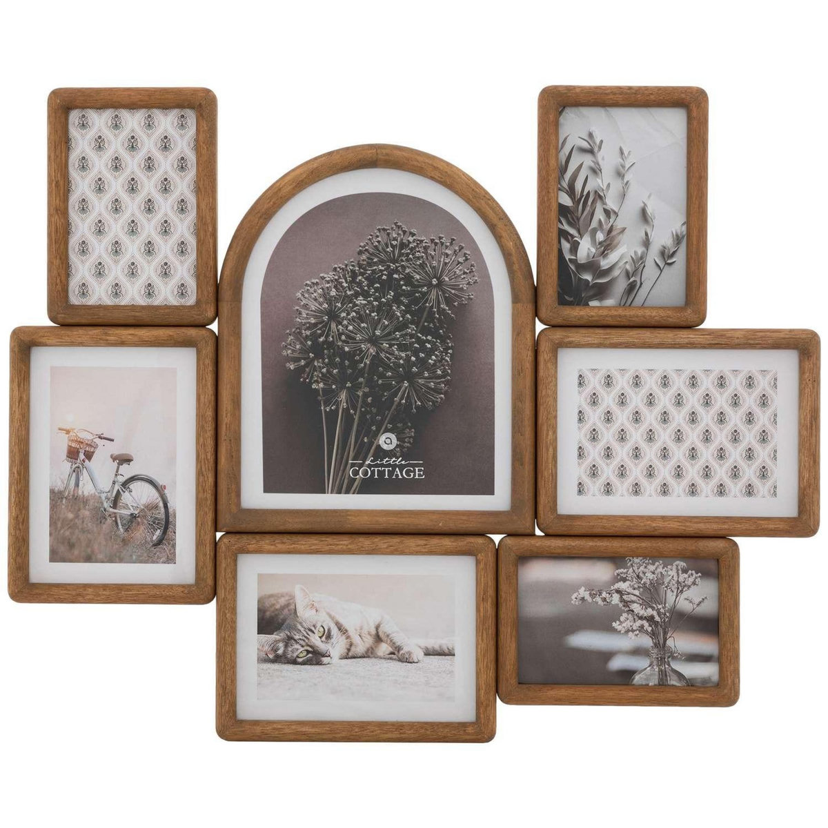 ATMOSPHERA Pêle-mêle 7 photos en bois - Marron