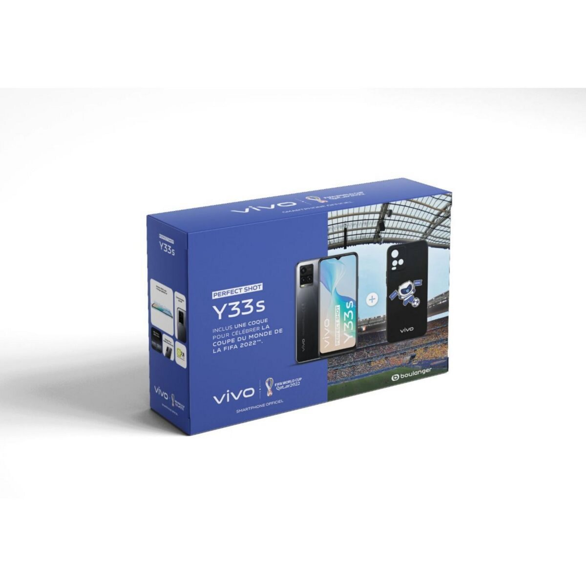 VIVO Smartphone Pack Y33s Noir + Coque