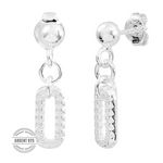 CLIO BLUE Boucles D'Oreilles é Clio Blue Swan. Coloris disponibles : Gris