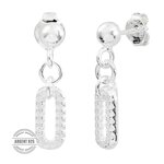 CLIO BLUE Boucles D'Oreilles é Clio Blue Swan. Coloris disponibles : Gris