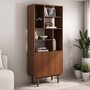 Voir la diapositive 3 : IDIMEX Buffet haut SIMONA H 188 cm en bois massif