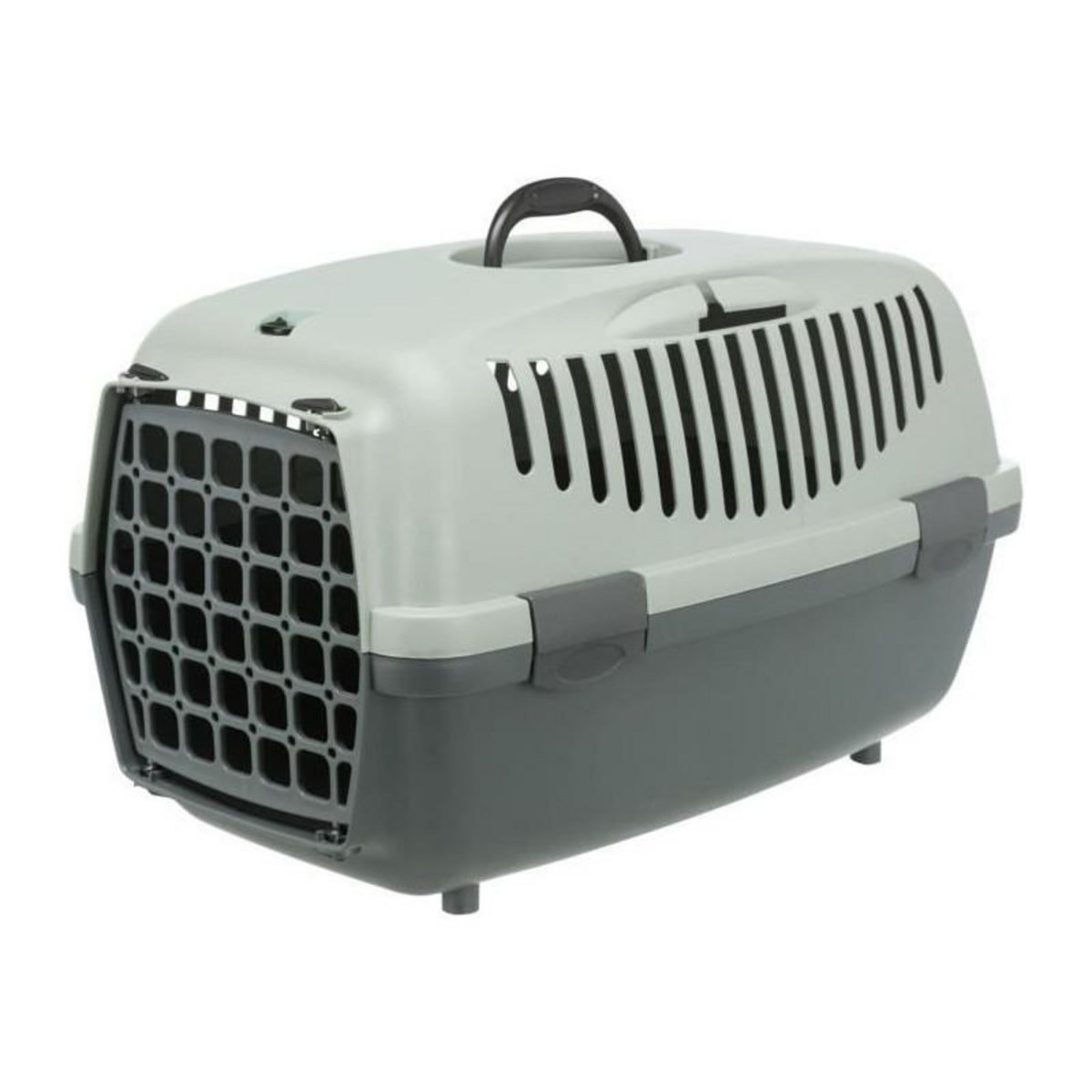 Trixie TRIXIE Box de transport Capri 1 - XS - 32 x 31 x 48 cm - Anthraciten gris et vert - Pour chien