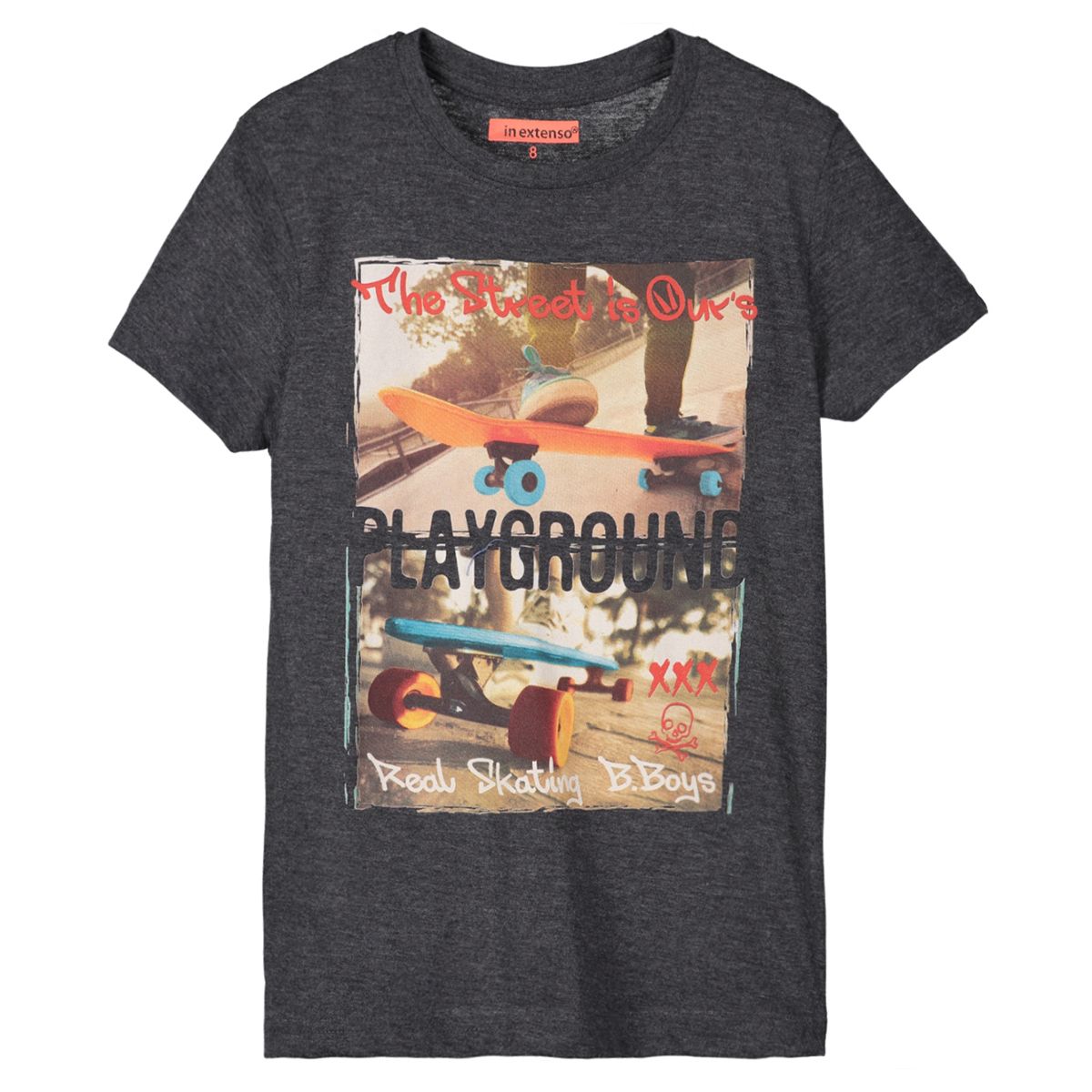 IN EXTENSO Tee-shirt Manches courtes street skate Garçon