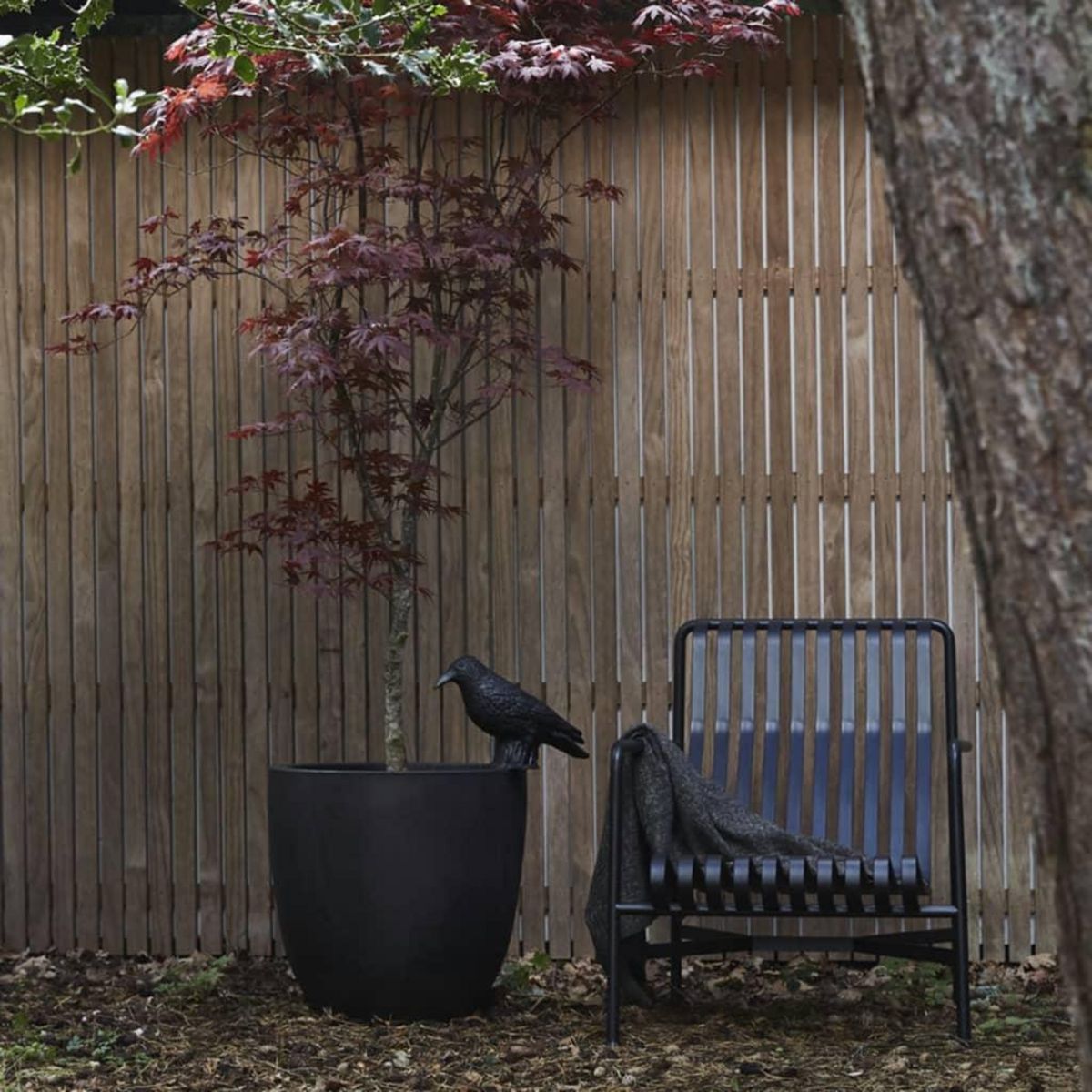 CAPI Capi Jardiniere Urban Smooth 35x34 cm noir KBL932