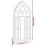 Voir la diapositive 6 : VIDAXL Miroir de jardin Noir 100x45 cm Fer pour utilisation exterieure