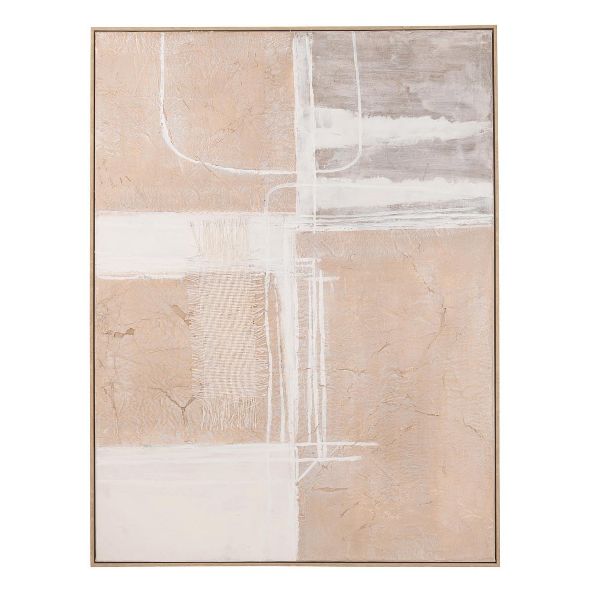 J-LINE Tableau abstrait  dai  90x120cm multicolore