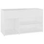 Voir la diapositive 2 : VIDAXL Banc a chaussures Blanc 80x30x45 cm Bois d'ingenierie