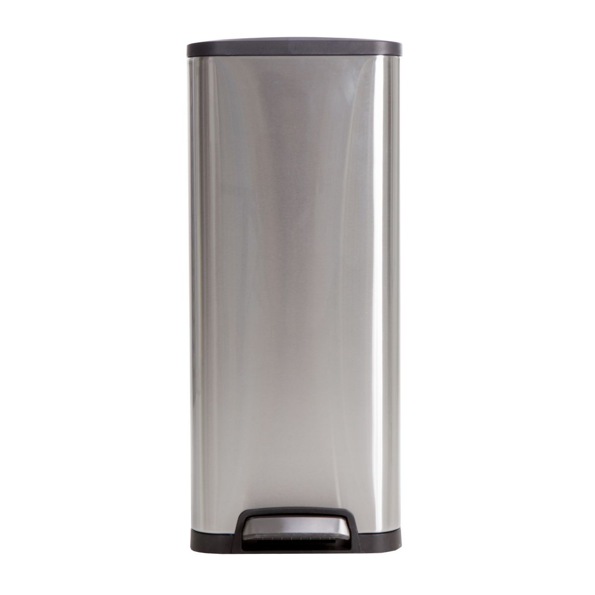 HAILO Poubelle de tri à pédale 2x20L Profil Inox
