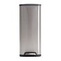 Voir la diapositive 1 : HAILO Poubelle de tri à pédale 2x20L Profil Inox