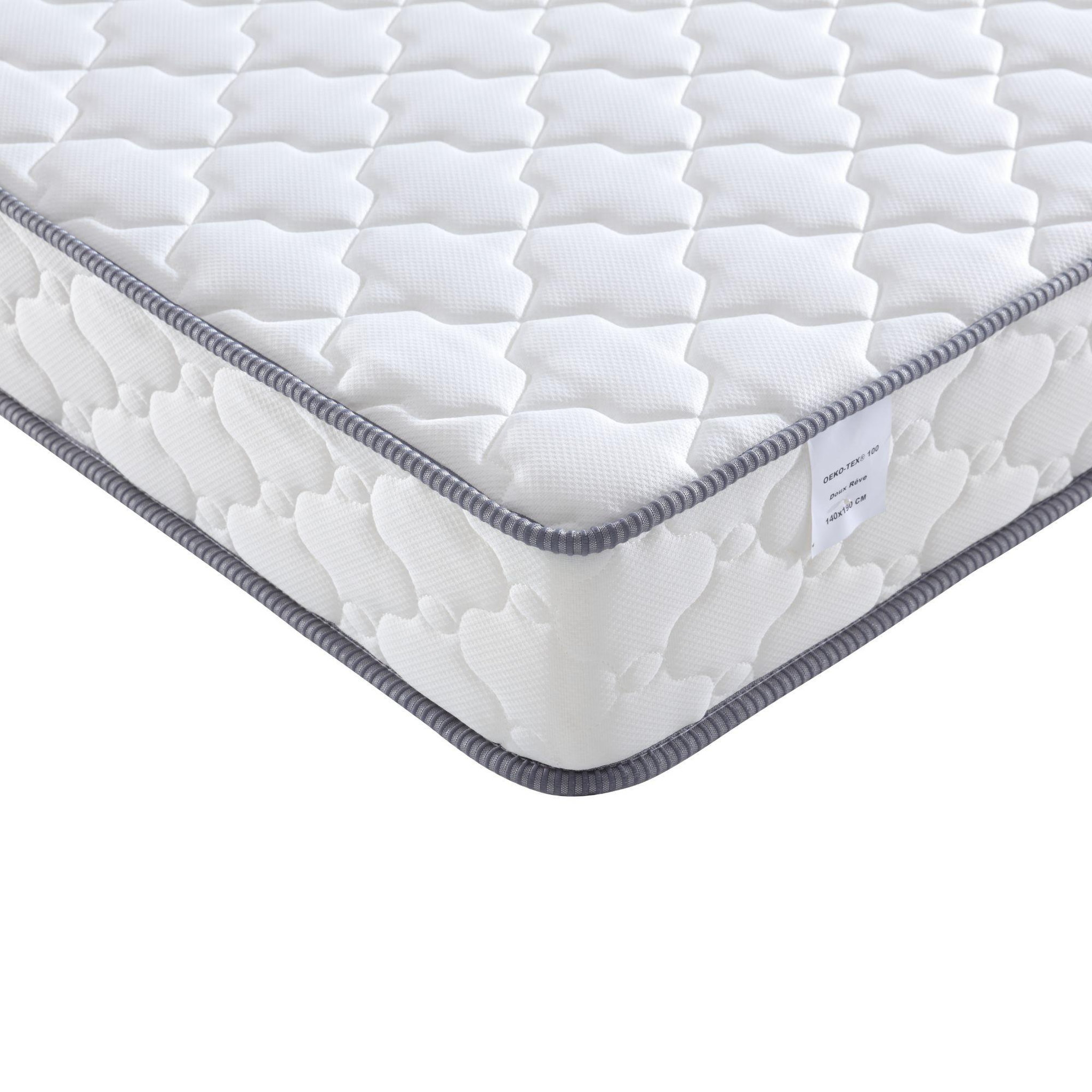 Voir la diapositive 4 : KING OF DREAMS Matelas  - Hauteur 20 cm Soutien Très Ferme et Durable Mousse Haute Densité 30 kg/m³ – 2 Faces de Couchage –Modèle Doux Rêve 20