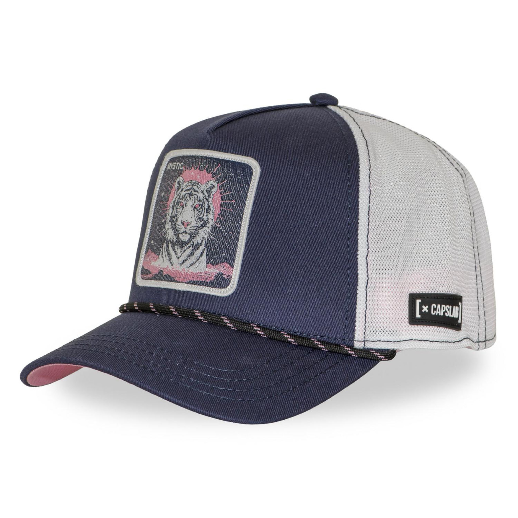 Voir la diapositive 1 : CAPSLAB Casquette trucker  premium avec filet mytic tiger