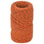 Voir la diapositive 2 : VIDAXL Corde de bateau Orange 2 mm 25 m Polypropylene