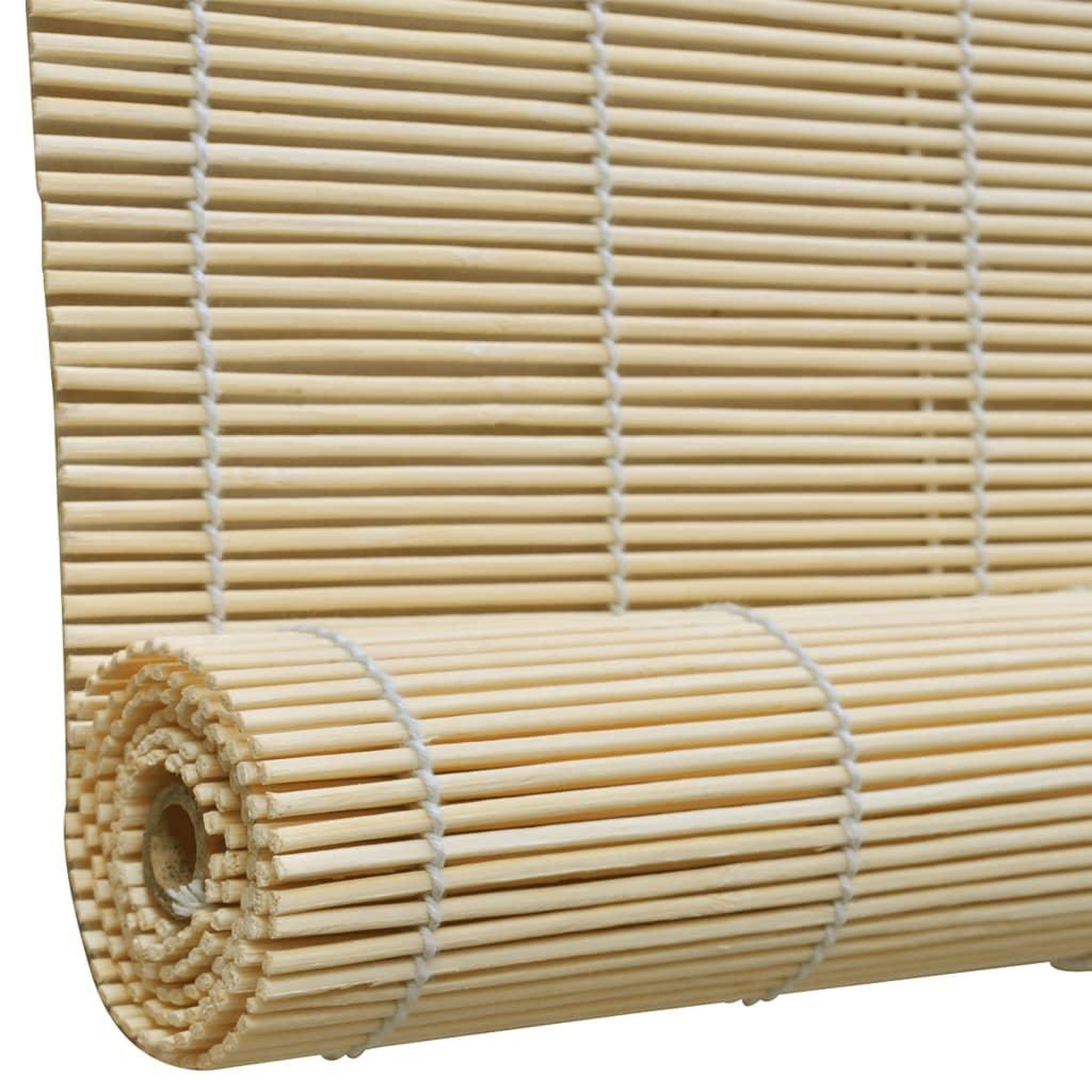 Voir la diapositive 4 : VIDAXL Store a rouleau bambou naturel 100x160 cm