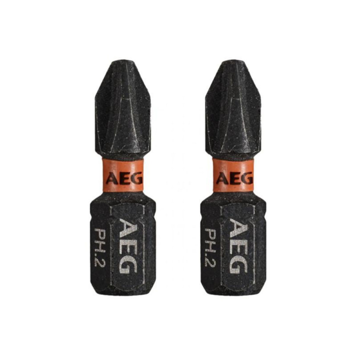 AEG Embouts de vissage balistiques renforcés AEG - 25 mm - 2 pcs - PH2