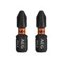 Voir la diapositive 1 : AEG Embouts de vissage balistiques renforcés AEG - 25 mm - 2 pcs - PH2