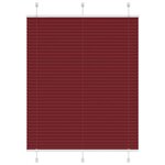 VIDAXL Store plisse rouge bordeaux 110x100 cm largeur du tissu 109,4cm