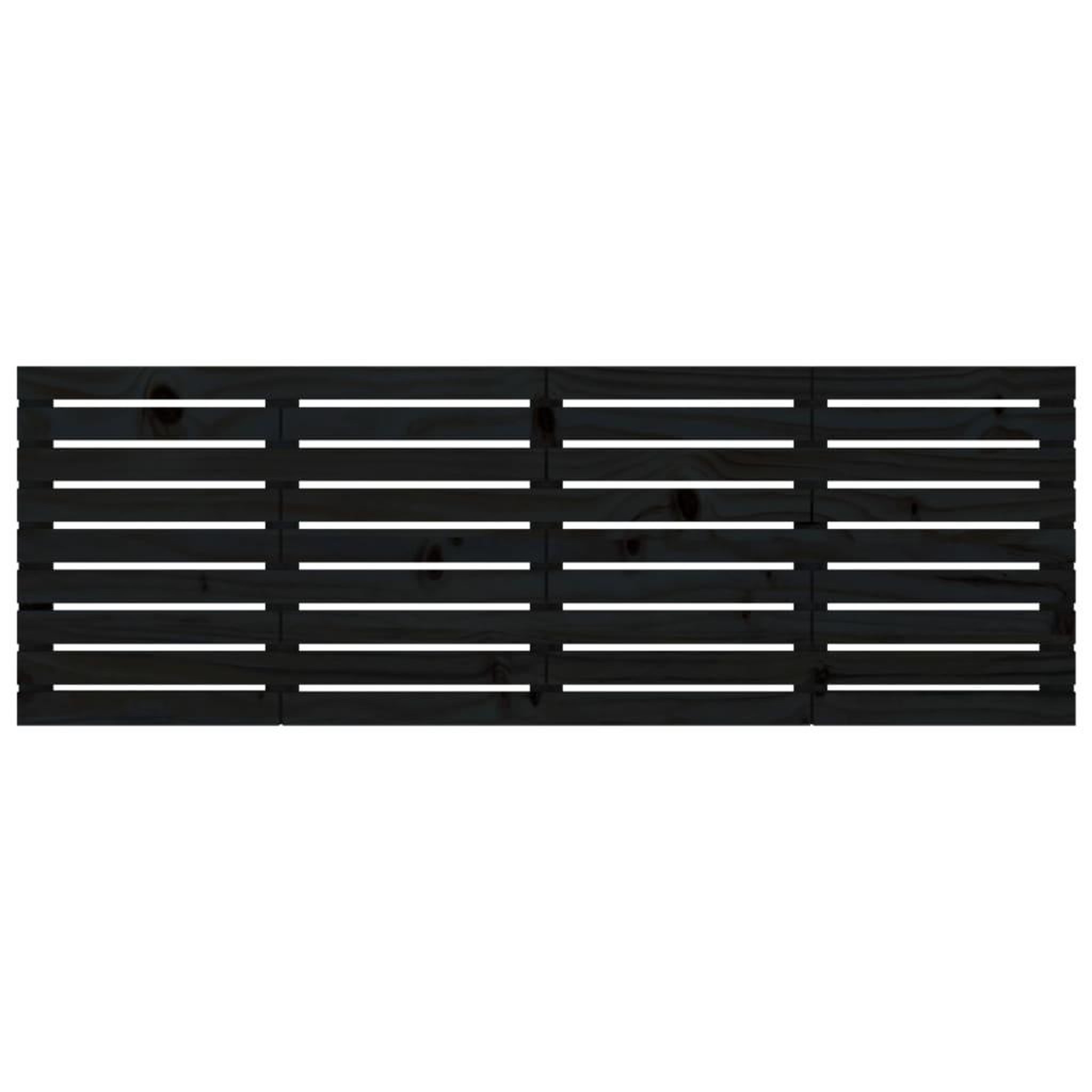Voir la diapositive 4 : VIDAXL Tete de lit murale Noir 166x3x63 cm Bois massif de pin