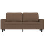 Voir la diapositive 3 : VIDAXL Canape a 2 places Marron 140 cm Tissu