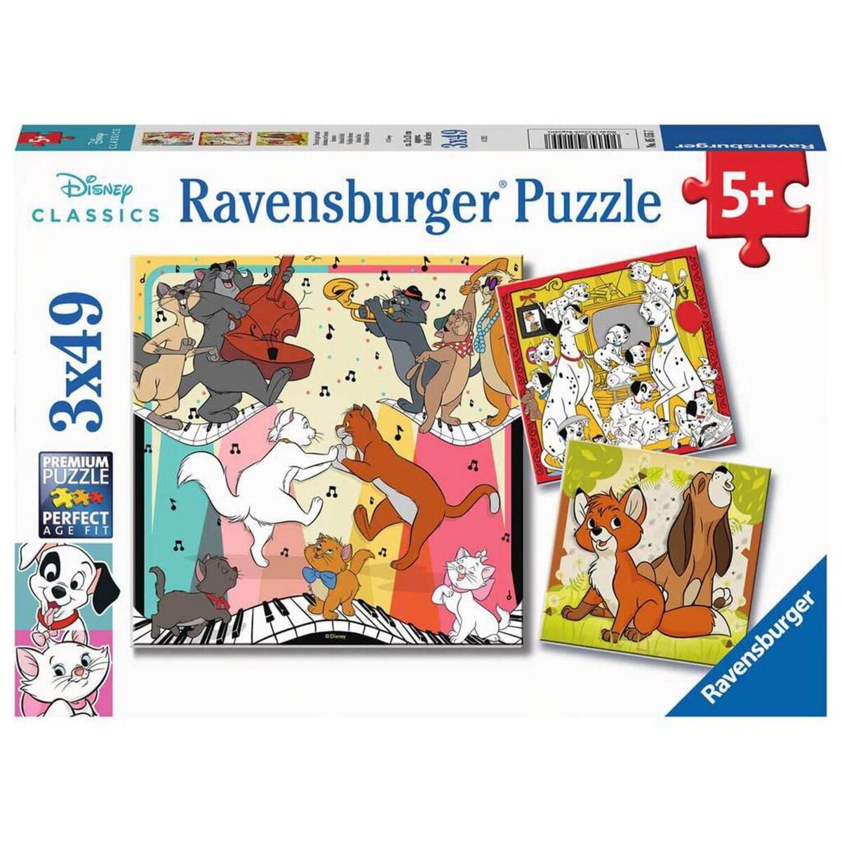 RAVENSBURGER Puzzle cadre : 30 pièces : Les animaux dans le monde pas cher  