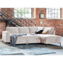 Voir la diapositive 3 : BEST MOBILIER Lilly - canapé d'angle droit - 5 places - convertible - en velours