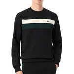 Lacoste Sweat Noir/Vert Homme Lacoste SH5498. Coloris disponibles : Noir