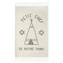 Voir la diapositive 1 : Atmosphera Kids Tapis Déco à Franges  Tribu  60x90cm Beige