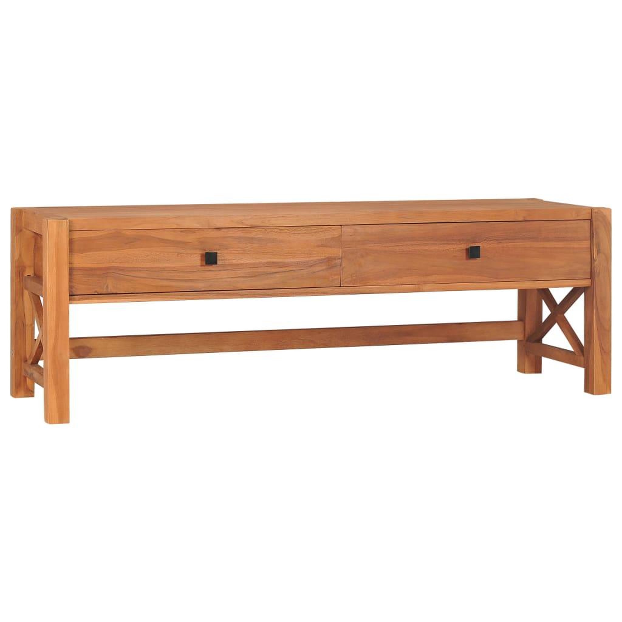 Voir la diapositive 1 : VIDAXL Meuble TV 140x40x45 cm Bois de teck
