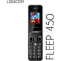 Voir la diapositive 4 : Logicom Téléphone portable Fleep 450 Noir 4G