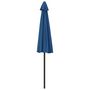 Voir la diapositive 5 : VIDAXL Parasol de balcon avec mat en aluminium Bleu 270x144x222cm Demi