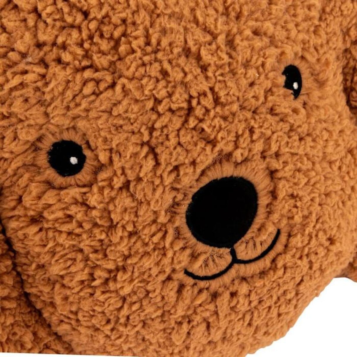 Atmosphera Kids Coussin Bouclette Tête de Chien  Scott  36cm Marron