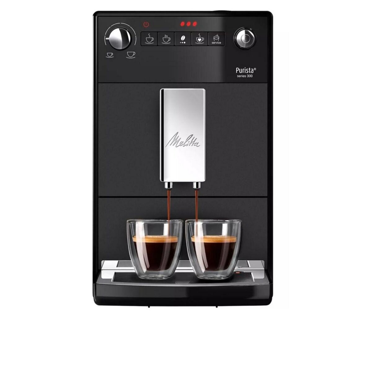Melitta Expresso Broyeur purista noir mat
