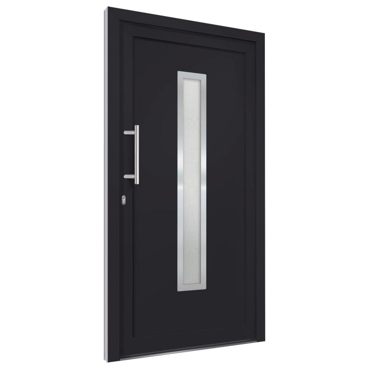 VIDAXL Porte d'entree Anthracite 108x208 cm