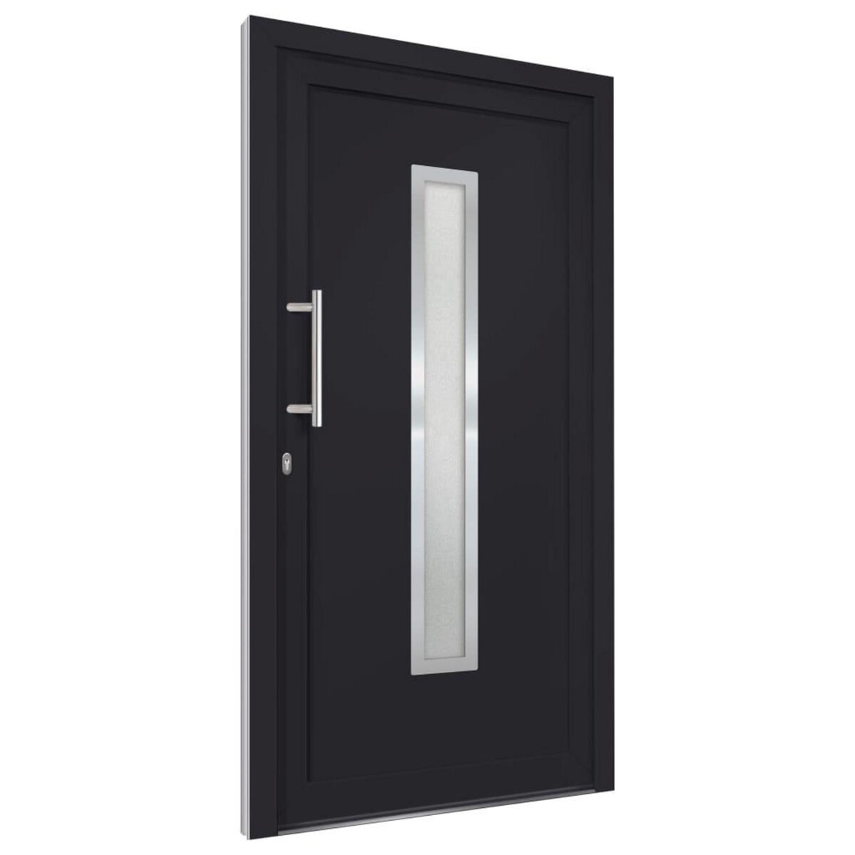 VIDAXL Porte d'entree Anthracite 108x208 cm