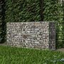 Voir la diapositive 1 : VIDAXL Panier de gabion Acier galvanise 200x50x100 cm